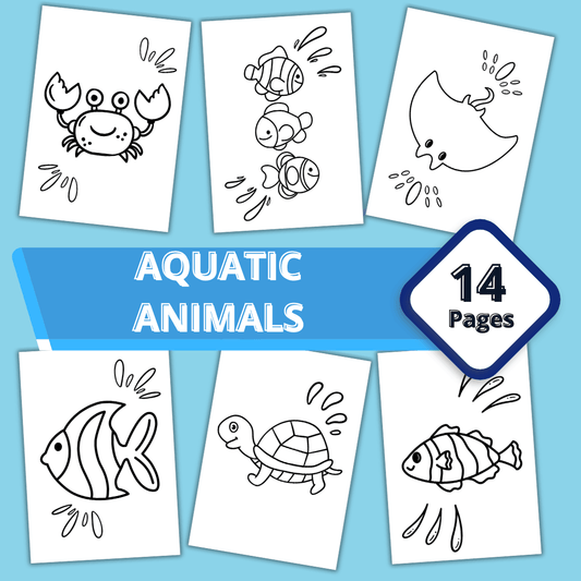 Aquatic Animals Coloring Pages