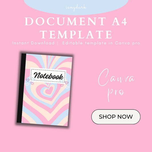 A4 Document Cover Template