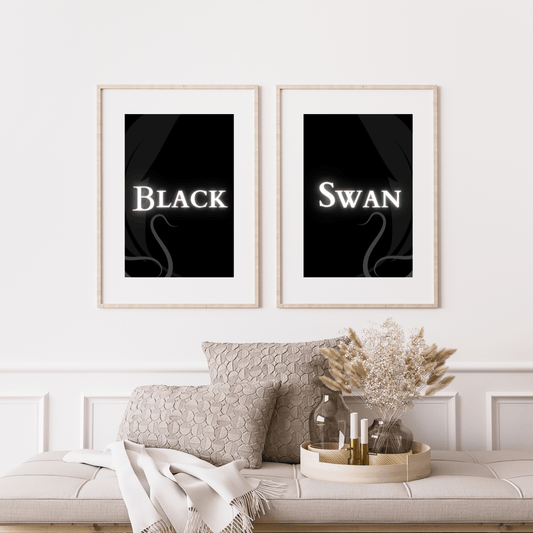 Black Swan Wall Art